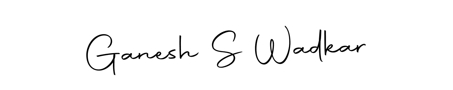 You can use this online signature creator to create a handwritten signature for the name Ganesh S Wadkar. This is the best online autograph maker. Ganesh S Wadkar signature style 10 images and pictures png