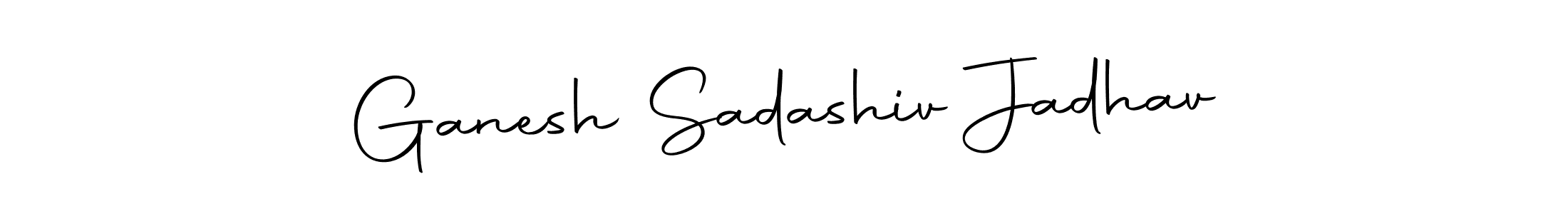 Use a signature maker to create a handwritten signature online. With this signature software, you can design (Autography-DOLnW) your own signature for name Ganesh Sadashiv Jadhav. Ganesh Sadashiv Jadhav signature style 10 images and pictures png