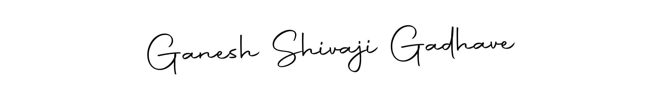 How to make Ganesh Shivaji Gadhave signature? Autography-DOLnW is a professional autograph style. Create handwritten signature for Ganesh Shivaji Gadhave name. Ganesh Shivaji Gadhave signature style 10 images and pictures png