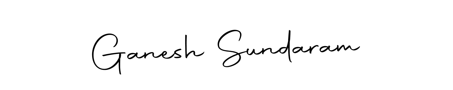 How to make Ganesh Sundaram signature? Autography-DOLnW is a professional autograph style. Create handwritten signature for Ganesh Sundaram name. Ganesh Sundaram signature style 10 images and pictures png