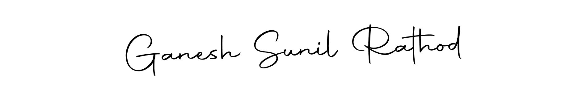 Design your own signature with our free online signature maker. With this signature software, you can create a handwritten (Autography-DOLnW) signature for name Ganesh Sunil Rathod. Ganesh Sunil Rathod signature style 10 images and pictures png