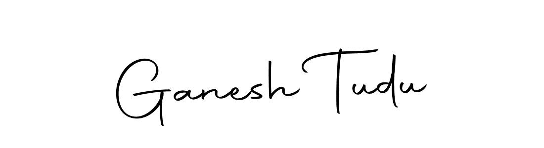 Make a beautiful signature design for name Ganesh Tudu. With this signature (Autography-DOLnW) style, you can create a handwritten signature for free. Ganesh Tudu signature style 10 images and pictures png