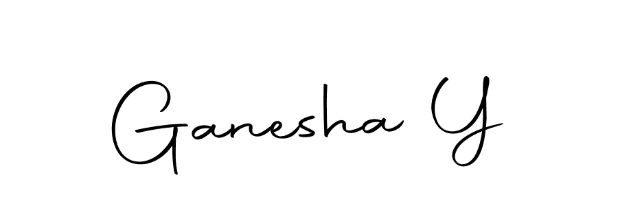 You should practise on your own different ways (Autography-DOLnW) to write your name (Ganesha Y) in signature. don't let someone else do it for you. Ganesha Y signature style 10 images and pictures png