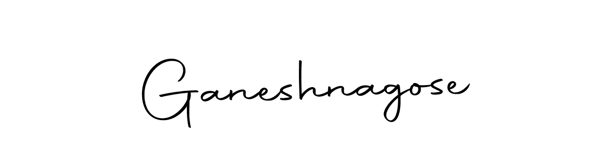 How to make Ganeshnagose name signature. Use Autography-DOLnW style for creating short signs online. This is the latest handwritten sign. Ganeshnagose signature style 10 images and pictures png