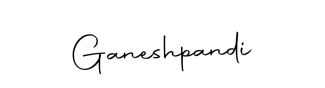 Design your own signature with our free online signature maker. With this signature software, you can create a handwritten (Autography-DOLnW) signature for name Ganeshpandi. Ganeshpandi signature style 10 images and pictures png