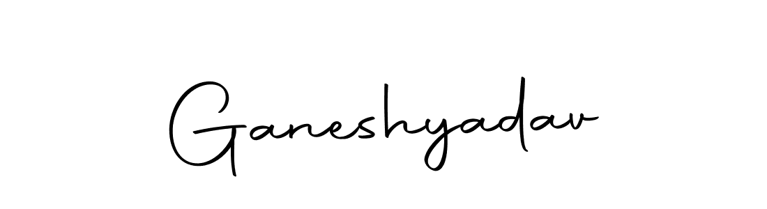 The best way (Autography-DOLnW) to make a short signature is to pick only two or three words in your name. The name Ganeshyadav include a total of six letters. For converting this name. Ganeshyadav signature style 10 images and pictures png