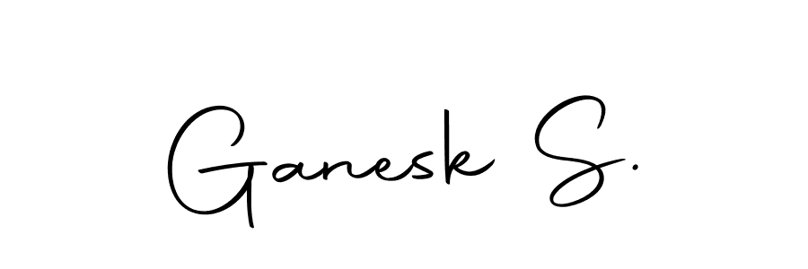 Ganesk S. stylish signature style. Best Handwritten Sign (Autography-DOLnW) for my name. Handwritten Signature Collection Ideas for my name Ganesk S.. Ganesk S. signature style 10 images and pictures png