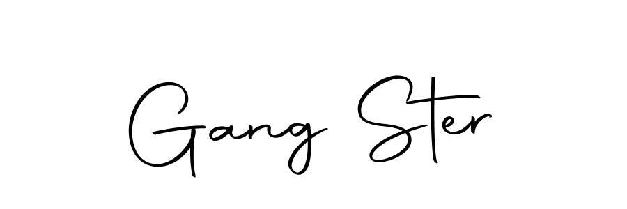 Also we have Gang Ster name is the best signature style. Create professional handwritten signature collection using Autography-DOLnW autograph style. Gang Ster signature style 10 images and pictures png