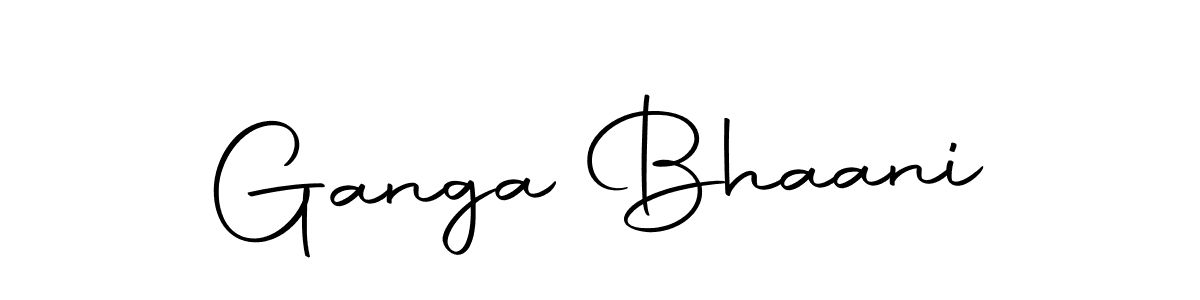 Make a beautiful signature design for name Ganga Bhaani. With this signature (Autography-DOLnW) style, you can create a handwritten signature for free. Ganga Bhaani signature style 10 images and pictures png