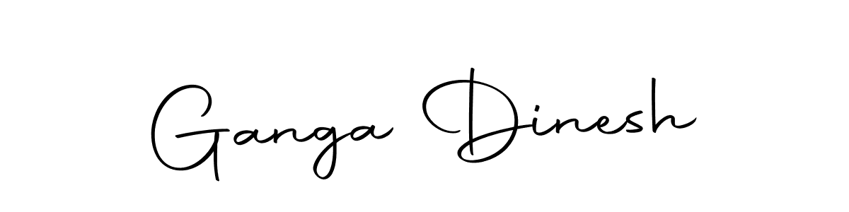 How to make Ganga Dinesh name signature. Use Autography-DOLnW style for creating short signs online. This is the latest handwritten sign. Ganga Dinesh signature style 10 images and pictures png
