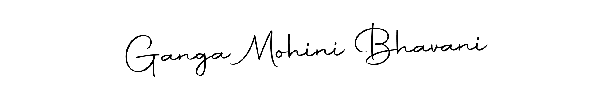Make a beautiful signature design for name Ganga Mohini Bhavani. With this signature (Autography-DOLnW) style, you can create a handwritten signature for free. Ganga Mohini Bhavani signature style 10 images and pictures png