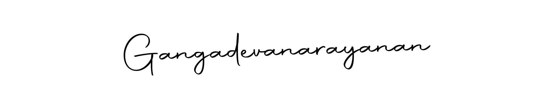 Make a beautiful signature design for name Gangadevanarayanan. With this signature (Autography-DOLnW) style, you can create a handwritten signature for free. Gangadevanarayanan signature style 10 images and pictures png