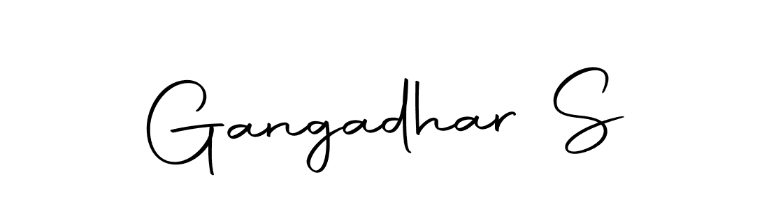 Make a beautiful signature design for name Gangadhar S. Use this online signature maker to create a handwritten signature for free. Gangadhar S signature style 10 images and pictures png