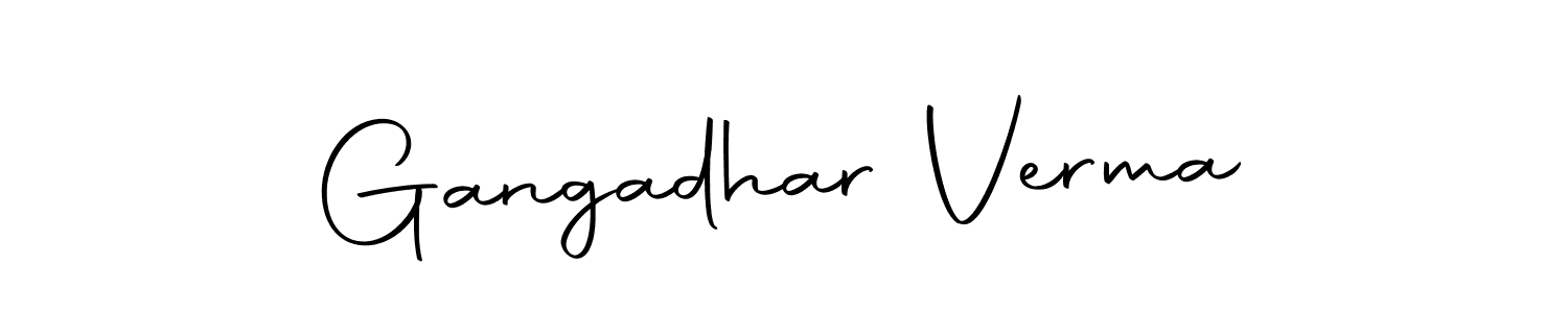 Make a beautiful signature design for name Gangadhar Verma. Use this online signature maker to create a handwritten signature for free. Gangadhar Verma signature style 10 images and pictures png