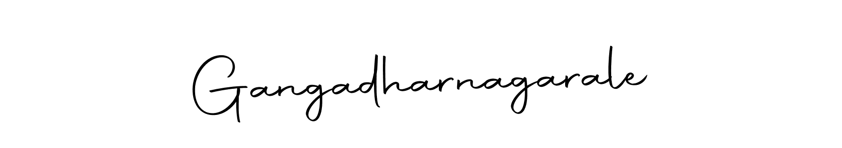 How to make Gangadharnagarale name signature. Use Autography-DOLnW style for creating short signs online. This is the latest handwritten sign. Gangadharnagarale signature style 10 images and pictures png