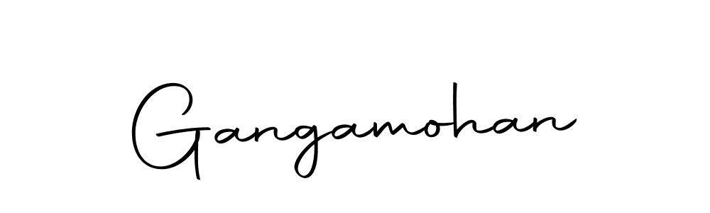 Design your own signature with our free online signature maker. With this signature software, you can create a handwritten (Autography-DOLnW) signature for name Gangamohan. Gangamohan signature style 10 images and pictures png