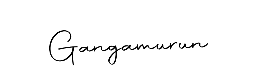 Use a signature maker to create a handwritten signature online. With this signature software, you can design (Autography-DOLnW) your own signature for name Gangamurun. Gangamurun signature style 10 images and pictures png