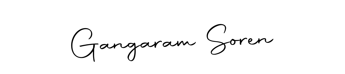 Make a beautiful signature design for name Gangaram Soren. With this signature (Autography-DOLnW) style, you can create a handwritten signature for free. Gangaram Soren signature style 10 images and pictures png