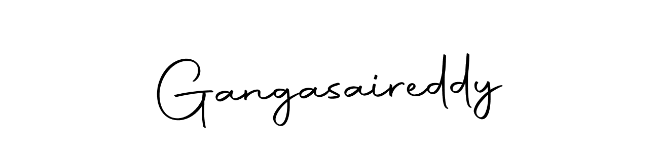 You can use this online signature creator to create a handwritten signature for the name Gangasaireddy. This is the best online autograph maker. Gangasaireddy signature style 10 images and pictures png