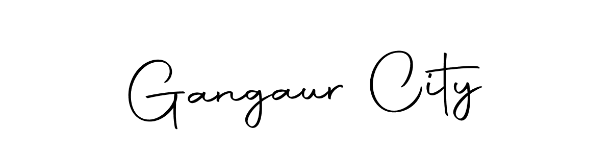 Make a beautiful signature design for name Gangaur City. With this signature (Autography-DOLnW) style, you can create a handwritten signature for free. Gangaur City signature style 10 images and pictures png