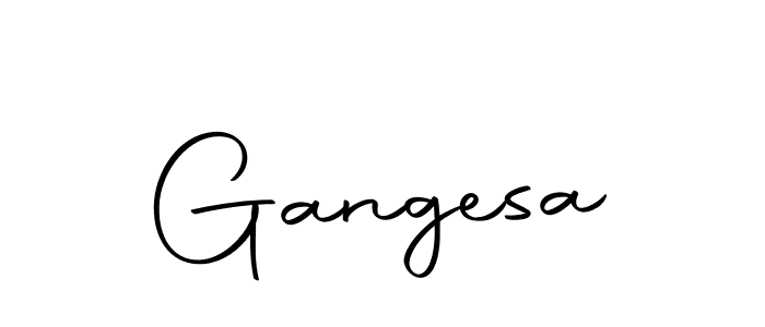 Design your own signature with our free online signature maker. With this signature software, you can create a handwritten (Autography-DOLnW) signature for name Gangesa. Gangesa signature style 10 images and pictures png