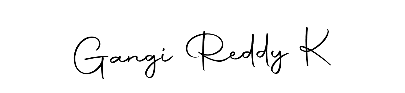 Design your own signature with our free online signature maker. With this signature software, you can create a handwritten (Autography-DOLnW) signature for name Gangi Reddy K. Gangi Reddy K signature style 10 images and pictures png