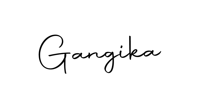How to make Gangika name signature. Use Autography-DOLnW style for creating short signs online. This is the latest handwritten sign. Gangika signature style 10 images and pictures png