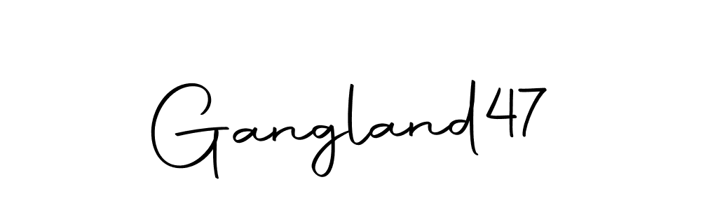 if you are searching for the best signature style for your name Gangland47. so please give up your signature search. here we have designed multiple signature styles  using Autography-DOLnW. Gangland47 signature style 10 images and pictures png