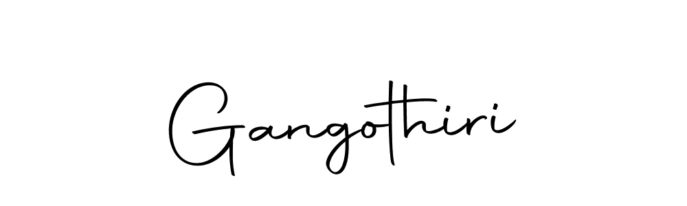 Make a beautiful signature design for name Gangothiri. With this signature (Autography-DOLnW) style, you can create a handwritten signature for free. Gangothiri signature style 10 images and pictures png