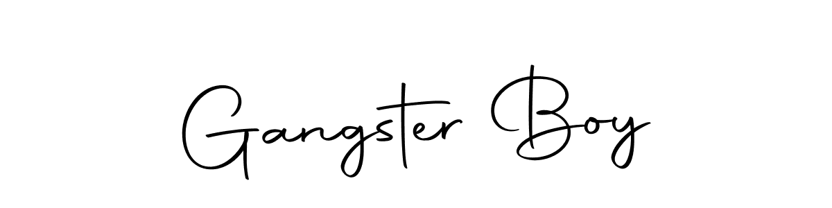 Also we have Gangster Boy name is the best signature style. Create professional handwritten signature collection using Autography-DOLnW autograph style. Gangster Boy signature style 10 images and pictures png