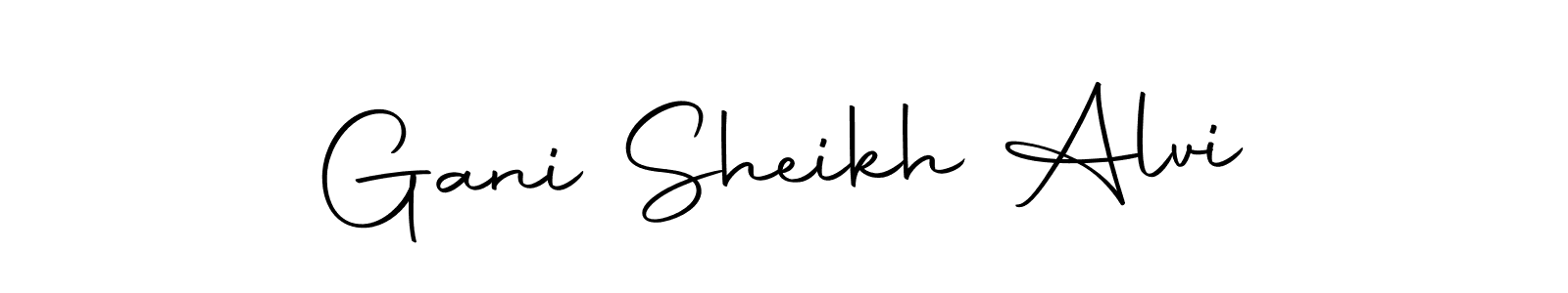 Gani Sheikh Alvi stylish signature style. Best Handwritten Sign (Autography-DOLnW) for my name. Handwritten Signature Collection Ideas for my name Gani Sheikh Alvi. Gani Sheikh Alvi signature style 10 images and pictures png