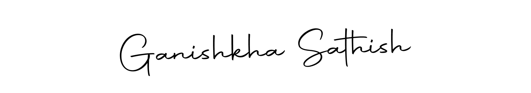 How to Draw Ganishkha Sathish signature style? Autography-DOLnW is a latest design signature styles for name Ganishkha Sathish. Ganishkha Sathish signature style 10 images and pictures png