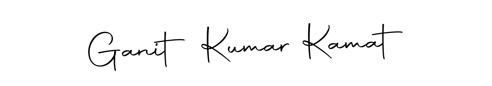 Design your own signature with our free online signature maker. With this signature software, you can create a handwritten (Autography-DOLnW) signature for name Ganit Kumar Kamat. Ganit Kumar Kamat signature style 10 images and pictures png