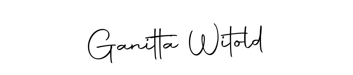 Once you've used our free online signature maker to create your best signature Autography-DOLnW style, it's time to enjoy all of the benefits that Ganitta Witold name signing documents. Ganitta Witold signature style 10 images and pictures png
