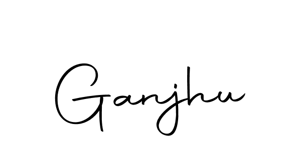 How to make Ganjhu signature? Autography-DOLnW is a professional autograph style. Create handwritten signature for Ganjhu name. Ganjhu signature style 10 images and pictures png