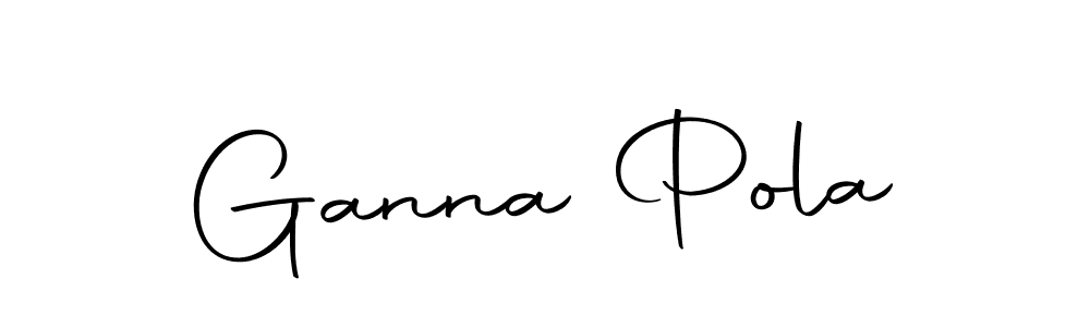 Make a beautiful signature design for name Ganna Pola. With this signature (Autography-DOLnW) style, you can create a handwritten signature for free. Ganna Pola signature style 10 images and pictures png
