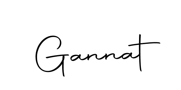 Use a signature maker to create a handwritten signature online. With this signature software, you can design (Autography-DOLnW) your own signature for name Gannat. Gannat signature style 10 images and pictures png