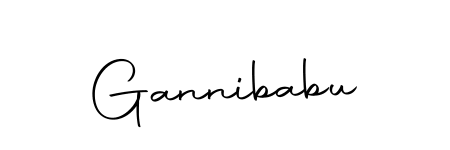 Design your own signature with our free online signature maker. With this signature software, you can create a handwritten (Autography-DOLnW) signature for name Gannibabu. Gannibabu signature style 10 images and pictures png