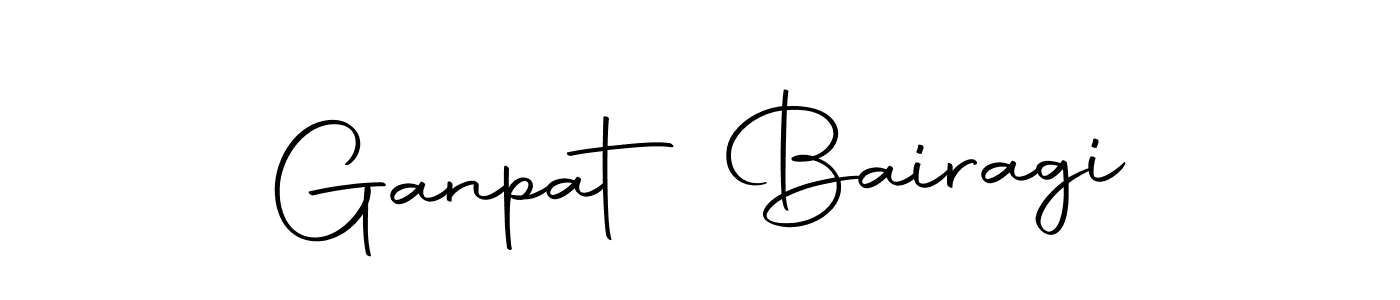 How to make Ganpat Bairagi name signature. Use Autography-DOLnW style for creating short signs online. This is the latest handwritten sign. Ganpat Bairagi signature style 10 images and pictures png