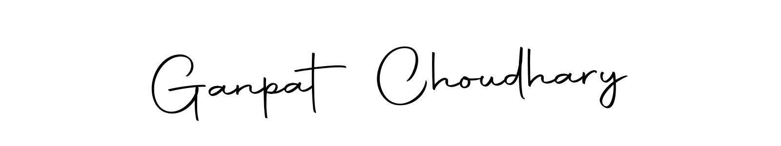 How to make Ganpat Choudhary signature? Autography-DOLnW is a professional autograph style. Create handwritten signature for Ganpat Choudhary name. Ganpat Choudhary signature style 10 images and pictures png