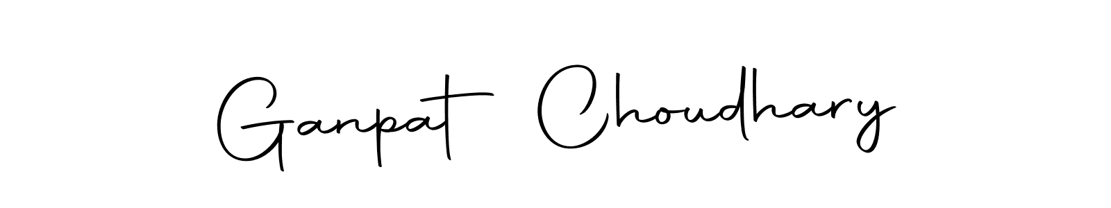 How to make Ganpat Choudhary signature? Autography-DOLnW is a professional autograph style. Create handwritten signature for Ganpat Choudhary name. Ganpat Choudhary signature style 10 images and pictures png