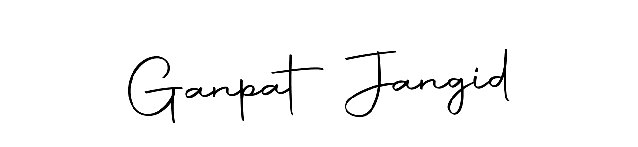 Create a beautiful signature design for name Ganpat Jangid. With this signature (Autography-DOLnW) fonts, you can make a handwritten signature for free. Ganpat Jangid signature style 10 images and pictures png