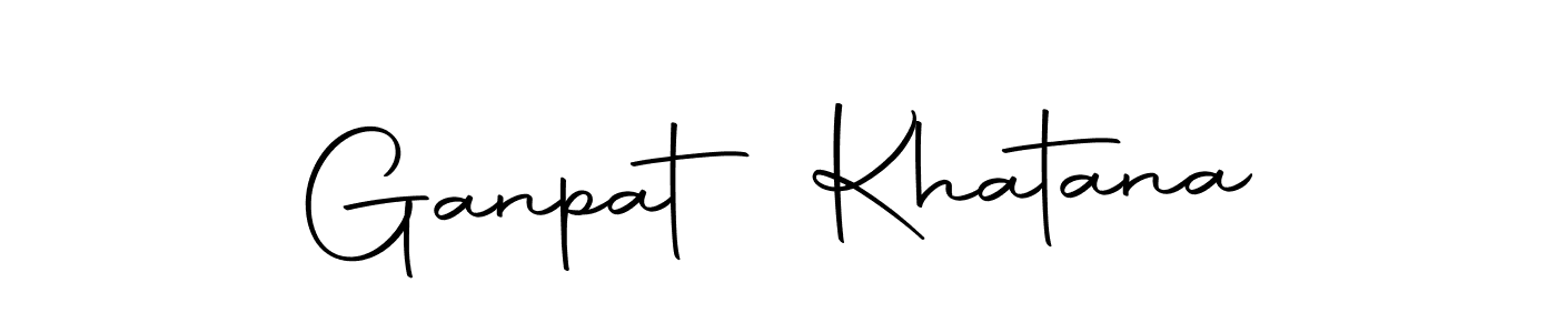 Here are the top 10 professional signature styles for the name Ganpat Khatana. These are the best autograph styles you can use for your name. Ganpat Khatana signature style 10 images and pictures png