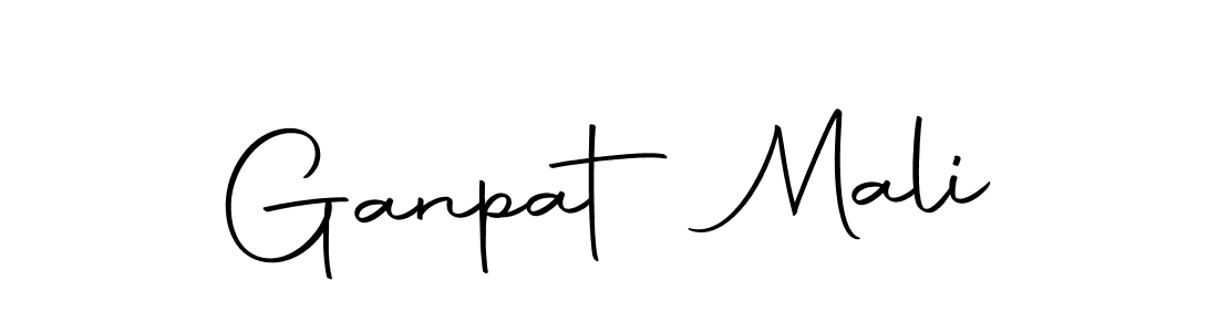 Use a signature maker to create a handwritten signature online. With this signature software, you can design (Autography-DOLnW) your own signature for name Ganpat Mali. Ganpat Mali signature style 10 images and pictures png