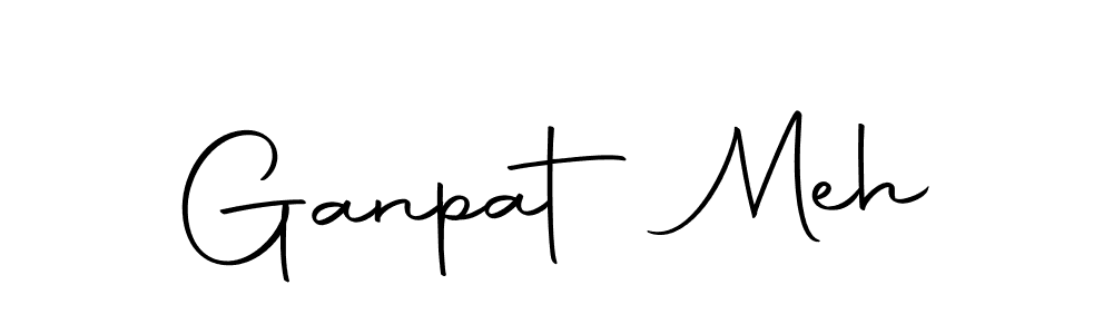 Similarly Autography-DOLnW is the best handwritten signature design. Signature creator online .You can use it as an online autograph creator for name Ganpat Meh. Ganpat Meh signature style 10 images and pictures png