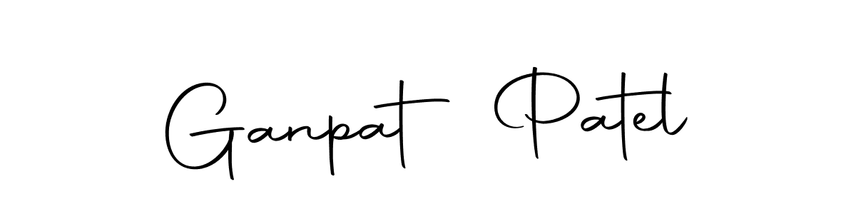 Use a signature maker to create a handwritten signature online. With this signature software, you can design (Autography-DOLnW) your own signature for name Ganpat Patel. Ganpat Patel signature style 10 images and pictures png