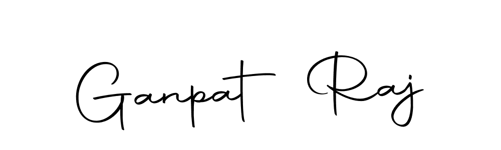 Design your own signature with our free online signature maker. With this signature software, you can create a handwritten (Autography-DOLnW) signature for name Ganpat Raj. Ganpat Raj signature style 10 images and pictures png