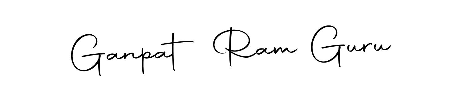 Use a signature maker to create a handwritten signature online. With this signature software, you can design (Autography-DOLnW) your own signature for name Ganpat Ram Guru. Ganpat Ram Guru signature style 10 images and pictures png