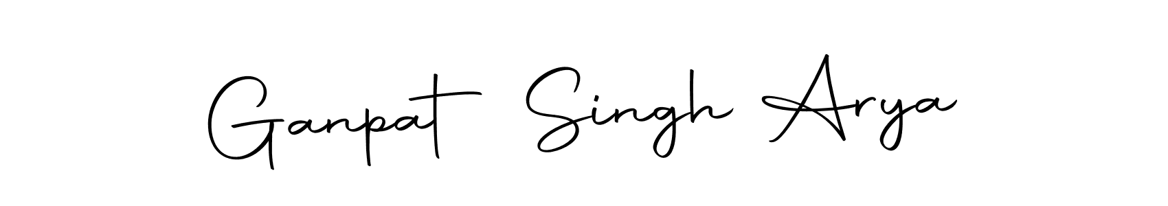 if you are searching for the best signature style for your name Ganpat Singh Arya. so please give up your signature search. here we have designed multiple signature styles  using Autography-DOLnW. Ganpat Singh Arya signature style 10 images and pictures png