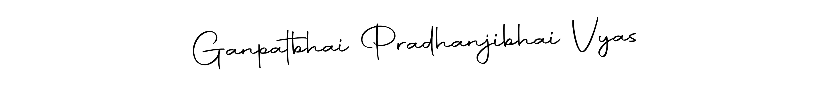 Once you've used our free online signature maker to create your best signature Autography-DOLnW style, it's time to enjoy all of the benefits that Ganpatbhai Pradhanjibhai Vyas name signing documents. Ganpatbhai Pradhanjibhai Vyas signature style 10 images and pictures png